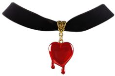 Red Choker For Valentine's Day, Gothic Adjustable Choker For Valentine's Day, Christmas Gift Costume, Gothic Red Necklace For Valentine's Day, Blood Necklace, Necklace Blood, Edgy Heart-shaped Choker For Valentine's Day, Red Gothic Necklace With Heart Charm, Vampire Necklace