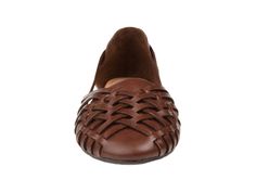 Journee Collection Ekko Flat | Zappos.com Ballet Flats Brown, Brown Flats, Woven Design, Danner Mountain Light Boot, Journee Collection, Slip On Shoes, Ballet Flats, Hiking Boots, Heel Height