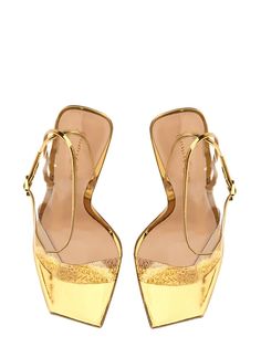 - HEEL WITH GLITTER: 11 CM - PLEXI GLITTER+METAL Rossi Shoes, Gold Models, Footwear Design Women, Sneaker Wedge, Italian Luxury, Bridal Shoes, Gianvito Rossi, Manolo Blahnik, Plexus Products