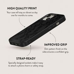 an image of a cell phone case with instructions on how to apply the back cover