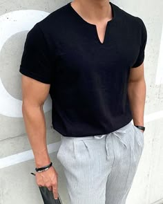 Modern Shirts For Men, Modern Outfits Men, Cute Outfits For Guys, Srk Photo, Mens Casual Suits, Smart Casual Menswear, Mens Business Casual Outfits