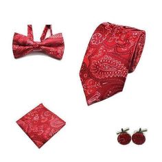 Item Type: TiesDepartment Name: AdultTies Type: Neck Tie SetMaterial: SilkSize: One Size Elegant Multicolor Printed Sets, Elegant Printed Formal Sets, Elegant Printed Sets For Party, Fitted Patterned Sets For Summer, Elegant Patterned Spring Sets, Classic Party Sets With Ties, Red Printed Wedding Sets, Red Printed Party Set, Red Tie As A Summer Gift