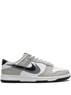 Shop Nike Dunk Low "Stencil Swoosh" sneakers Aviator Watch, Balenciaga Track, Swoosh Logo, Balenciaga Triple S, Summer Beach Wear, Nike Dunk Low, Derby Shoes, Athletic Sneakers, Dunk Low