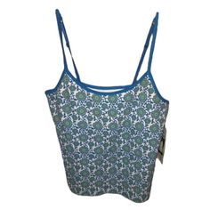 Bobbie Brooks Tank Top Large New With Tags, Built In Bra For Support Features: Tank Top Bobbie Brooks New With Tyags Large Built In Bra Built In Bra Summer Machine Wash Cold Gentle Cycle/ Tumble Dry Size: Womens Large 12-14 Condition: New With Tags Blue Printed Tank Top For Summer, Casual Blue Printed Tank Top, Blue Camisole Top For Summer, Blue Stretch Tops For Vacation, Printed Cotton Cami Top, Blue Cami Top For Spring, Blue Spring Camisole Top, Blue Printed Tank Top For Vacation, Blue Stretch Summer Tops