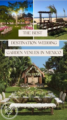 the best destination wedding garden venues in mexico