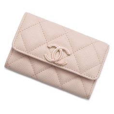 Chanel Card Case Matelasse Coco Mark Caviar Skin Card Holder Pink Luxury Pink Pouch Wallet, Elegant Pink Card Holder For Travel, Elegant Pink Rectangular Card Holder, Elegant Beige Coin Purse With Interior Card Slots, Luxury Wallet On Chain With Card Slots, Elegant Pink Bifold Coin Purse, Elegant Beige Coin Purse With Card Slots, Luxury Beige Wallets With Card Slots, Elegant Envelope Wallet With Card Slots