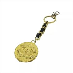 [Product Description] Chanel's "Vintage" Key Ring. Classic Popular Coco Mark Rich Gold Color Rank [6] [6] Items That Have A Normal Feeling Of Use [Condition] You Can Still Use It. There Is A General Feeling Of Use Such As Thread Scratches. Size: Total Length: About 7.5cm Color: Gold X Black Number Of Pockets: Material Model Number/Specified Number: / Accessories: None Chanel Keychain, Vintage Key, Chanel Accessories, Vintage Keys, Key Card Holder, Vintage Chanel, Key Ring, Key Rings, Gold Color