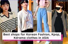 Korean Fashion Sites That Ship To India, Baggy Clothes Korean, Korean Clothing Brands, Clothes Baggy, Best Online Shops, Clothes Amazon, Kpop Nails, Clothing Apps, Kpop Clothes