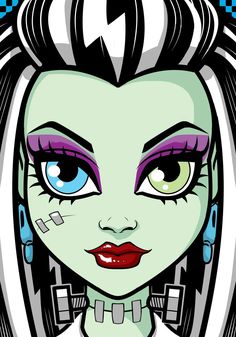 Monster High Painting, Monster High Bedroom, Image Monster, Monster High Frankie, Monster High School, Monster High Pictures