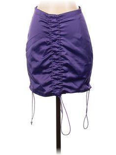 Assorted Brands Casual Skirt Size: Small Bottoms - used. 97% POLYESTER, 3% SPANDEX, Solid | Casual Skirt: Purple Solid Bottoms - Size Small Skirt Purple, Casual Skirt, Second Hand Clothes, Do Good, Clean Out, Thrift Store, Fun Things To Do, Womens Bottoms, Women Handbags