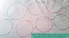 the paper has circles drawn on it to show how many different shapes are in each circle