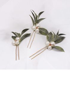 JJ's House Sets Hair Pins Leaf Bridal  Bridesmaid 5.12\"(Approx.13cm) Wedding (Set of 6) Hair Accessories 0.98\"(Approx.2.5cm) Alloy Hairpins Pearl Headpieces. #JJ's House #Sets #HairPins #Leaf #Bridal #Bridesmaid #Wedding #HairAccessories #Alloy #Hairpins #Pearl #Headpieces Green And Pearl Wedding, Pearl Headpiece Wedding, Head Decoration, Ruffle Beading, Pearl Headpiece, Rhinestone Hair Pin, Ruffle Wedding Dress, Pearl Hair Pins, Wedding Hair Pins