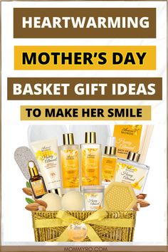 the mother's day basket gift ideas to make her smile