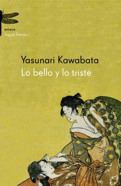 an old book with the title yasunar kawabata, written in spanish