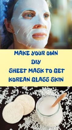 Diy Hydrating Face Mask Glowing Skin, Face Sheet Mask Diy Recipe, Diy Face Mask Sheet Serum, Diy Sheet Face Mask, Diy Korean Face Mask, Korean Glass Skin Face Mask, Diy Korean Skincare Recipes, Homemade Sheet Mask, Diy Sheet Mask Recipes