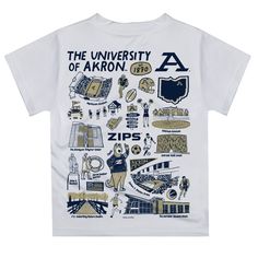 Akron Zips Hand Sketched Vive La Fete Impressions Artwork Boys Gold Short Sleeve Tee Shirt - Vive La Fête - Online Apparel Store University Of Akron, Gold Shorts, Hand Sketch, Fabric Softener, Boy Tees, Tee Design, Soft Knits, Look Cool, Classic Design