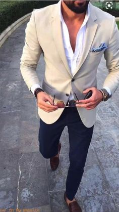 Wedding Guest Outfit Men, Mens Beach Wedding Attire, Wedding Guest Men, Casual Wedding Outfit, Summer Wedding Suits, Beach Wedding Attire, Blazer Outfits Men, Wedding Outfit Men