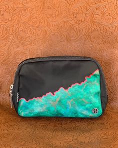 "Hand Painted art by Calamity Lace using high quality waterproof and weatherproof paint. Original item is a brand new Lululemon Everywhere Belt Bag Large 2L. 8.3\" x 2.2\" x 5.7\" Turnaround: 3-5 business days including shipping and handling. Due to the custom nature of this item, returns and exchanges are not accepted." Mountains Desert, Lululemon Belt Bag, Lululemon Everywhere Belt Bag, Farm Ranch, Beautiful Stickers, Hand Painting Art, Large Bags, Fanny Pack, Belt Bag