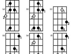 the guitar frets are arranged in order to show how many chords can be used