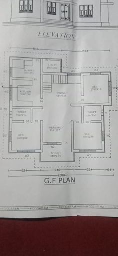 the floor plan for an apartment building