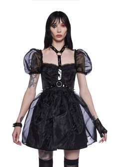 Widow Off The Shoulder Handkerchief Lace Mini Dress - Black – Dolls Kill Gothic Square Neck Party Dress, Gothic Off-shoulder Fitted Mini Dress, Gothic Fitted Off-shoulder Mini Dress, Fitted Gothic Off-shoulder Mini Dress, Fitted Off-shoulder Gothic Mini Dress, Black Underbust Corset Dress For Summer, Witchy Corset Dress For Cosplay, Summer Cosplay Black Corset, Black Corset For Summer Cosplay