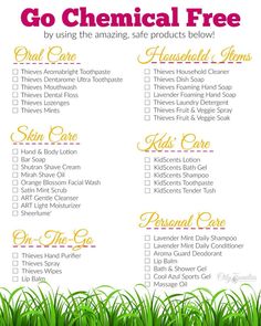 Chemical Free Makeup, Thieves Household Cleaner, Chemical Free Cleaning, Clean Eating Challenge, Yl Essential Oils