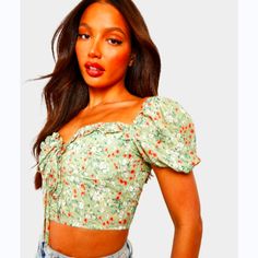 Summer Time Floral Corset Boohoo Crop Top Nwtgs 12 Chain Crop Top, Feather Crop Top, Knot Crop Top, Fishnet Top, Floral Corset, Bandeau Crop Top, Tie Crop Top, Corset Crop Top, Pink Crop Top