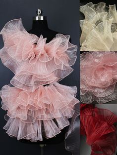 Sheer Pleated Ruffle 15cm Wide 3D Folds Ruffle Organza - Etsy Fitted Summer Tulle Fabric With Ruffles, Fitted Tulle Fabric With Ruffles For Summer, Pink Ruffled Tulle Fabric For Party, White Organza Tulle Fabric With Ruffles, Summer Party Tulle Fabric With Ruffles, Elegant Summer Tulle Fabric With Ruffles, Elegant Spring Tulle Fabric With Ruffles, Elegant Ruffled Tulle Fabric For Spring, Elegant Pink Tulle Fabric With Ruffles