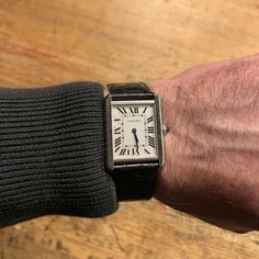 Aesthetic Watch, Cartier Watches Mens, Cartier Tank Solo, Premium Watches