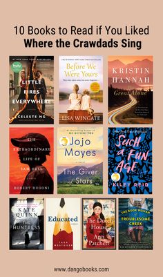 books to read if you liked where the crawdads sing