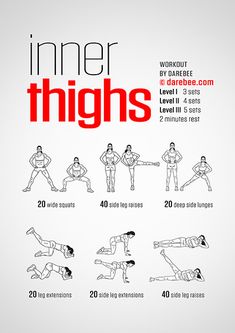 an exercise poster with instructions to do the same exercises for each individual body type, including one