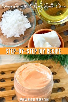 Diy Body Cream Recipes, Emulsified Body Butter, Diy Lotion Recipe, Body Oil Diy, Homemade Lotion Recipe