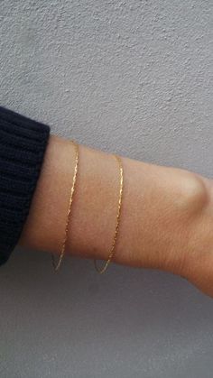 Autumn 23, Flat Bracelet, Bracelet Dainty, Minimalist Bracelet