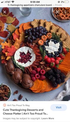 an image of a thanksgiving platter on facebook