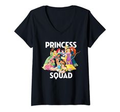 PRICES MAY VARY. Official Disney Merchandise Disney Princess Squad T-Shirts; Women's Disney Princess T-Shirts; Disney Princess T-Shirts for Women, Men, Boys, and Girls; Disney Tee Shirts for Groups; Tiana, Aurora, Ariel, Snow White, Pocahontas, Mulan, Jasmine, Cinderella, Belle, Rapunzel, and Merida Lightweight, Classic fit, Double-needle sleeve and bottom hem Princess Squad, Disney Tee Shirts, Disney Tee, Girls Disney, Disney Tees, Disney Merchandise, Mulan, Men Boys, Pocahontas