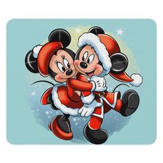 mickey and minnie mouse hugging each other