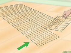 how to make a floor grid with pictures wikihow for how to build a floor grid