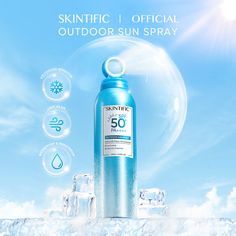 Skintific Outdoor Sunscreen Spray SPF 50+ PA++++
Sunscreen spray dengan nozzle berbentuk ring lingkaran, dapat menjangkau area kulit lebih luas dalam 1 kali semprotan. Memiliki 10 titik pada area ring nozzle, dengan rasa segar yang menyejukkan disetiap pengaplikasiannya. Diformulasikan dengan tekstur ringan yang invisibile seperti air, tanpa whitecast sama sekali dan menyerap secara perlahan ke kulit, sehingga membentuk lapisan pelindung terhadap sinar UV serta merawat skin barrier. Spray Sunscreen, Sunscreen Spray, Tanning Sunscreen, Beauty Products Photography, Sunscreen Spf 50, Diy Skin, Beauty Store, Tone It Up, Face Sunscreen