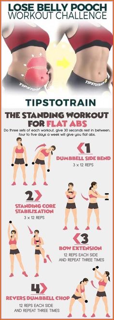 an info sheet shows how to do the most exercises for women in their body type