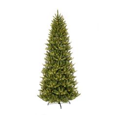 a small christmas tree is shown against a white background