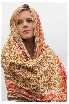 Paisley Jardin Notre Dame Shawl — Seasons by The Kashmir Company Gala Events, Fall Collections