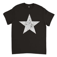 T-shirt Big Star Distressed Shirt Star Shirt Independence - Etsy Grunge Crew Neck T-shirt With Star Print, Cotton Short Sleeve T-shirt With Star Print, Grunge Cotton T-shirt With Star Print, Short Sleeve T-shirt With Star Logo For Streetwear, Graphic Tee Shirt With Star Print And Crew Neck, Streetwear Short Sleeve T-shirt With Star Logo, Cotton Grunge Shirt With Graphic Design, Cotton Tops With Star Logo And Short Sleeves, Black Cotton Top With Star Logo