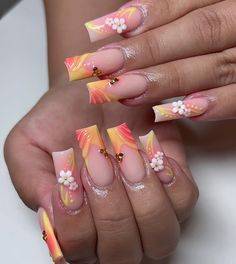 Baddie Y2k Nails, Y2k Future, Future Nails, Girly Acrylic Nails, Glow Nails, French Acrylic Nails, Y2k Nails, Dope Nail Designs, Acrylic Nails Coffin Pink