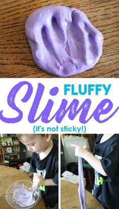 this is an easy slime recipe for kids to make