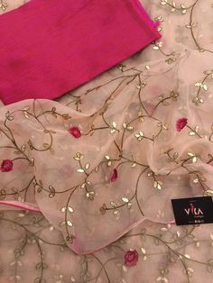 New Arrivals – VIKA Boutique Unique Dress Design, Raw Silk Blouse, Gota Patti Saree, Designer Sarees Wedding, Saree Floral, Hand Embroidery Dress, Indian Saree Blouses Designs, Embroidered Organza, Designer Saree Blouse Patterns