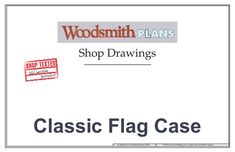 the words classic flag case are in red and white