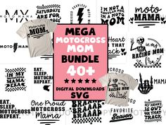 Motocross Bundle SVG Moto Mama Mom Design for shirt. 40+ SVG files  High Quality SVG design for creating t-shirts, mugs, totes , and more. Use for Print on Demand POD or DTF print transfers!  What is INCLUDED :  - 40 + SVG Vector File ( Works great with cricut or vinyl cutting machine) If you encounter any problems along the way, message me and I will gladly assist you! Digital items you've purchased can be viewed and downloaded from the Purchases and reviews section of your Etsy account. Need more help: https://help.etsy.com/hc/en-us/articles/115013328108-How-to-Download-a-Digital-Item?segment=shopping License and Guidelines of using my designs: You CAN use the design for personal and commercial use for physical products. You CAN sell printed transfers with no extra license necessary. You Moto Nails, Business Things