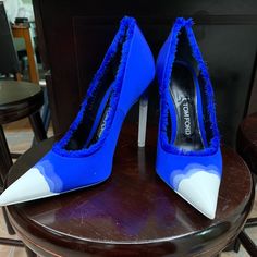 Brand New!! Size 7 1/2 Cobalt Tom Ford Heels.. Tom Ford Disco Heels, Tom Ford Lock Heels, Luxury Blue Heels With Sculpted Heel, Black Tom Ford Heels, Blue Tom Ford Heels, Tom Ford Heels, Tom Ford Shoes, Selling On Poshmark, Luxury Items