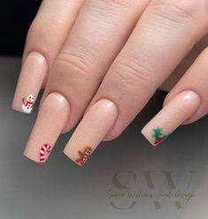 Occasion Nails, December Nails, Cute Simple Nails, Cute Christmas Nails, Christmas Nail Designs