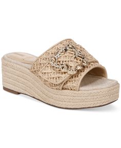 in stock Fancy Sandals, Haute Fashion, Espadrilles Slides, Espadrille Sandals, Platform Wedge, Wedge Espadrille, Dillard's, Contemporary Fashion, Platform Wedges